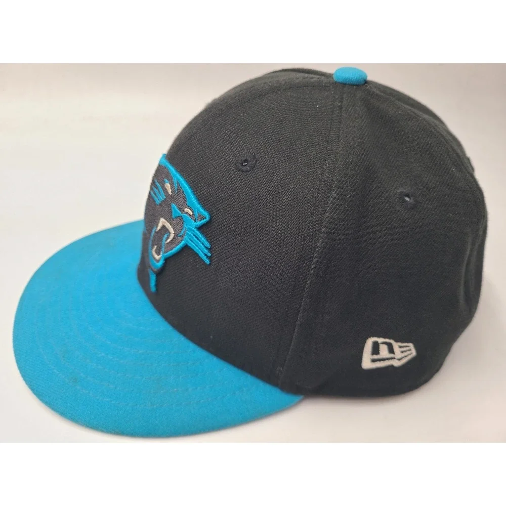 Carolina Panthers Luke Kuechly #59 New Era 59Fifty Fitted 6 3/4 Hat‎ Cap Black